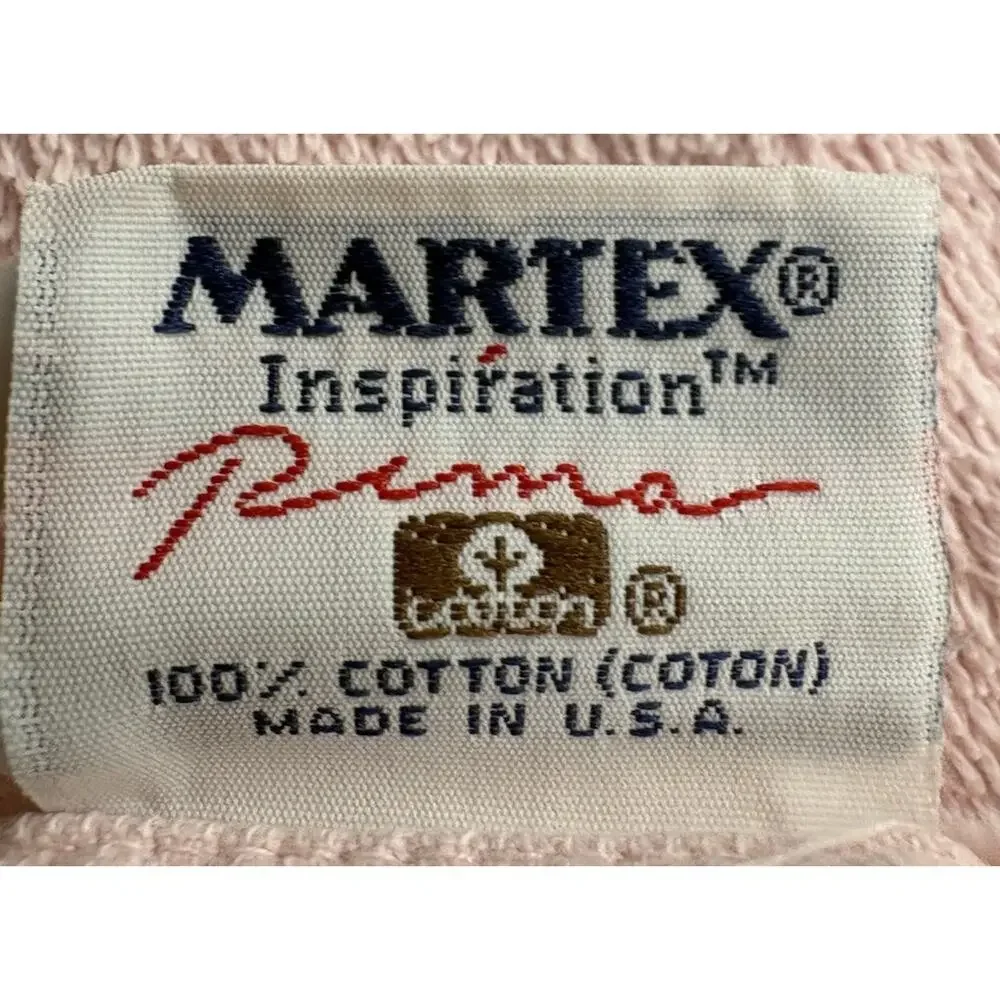 Set Of 5 Pink Martex Towels Large Bath Towel Hand Towel And 3 Washcloths